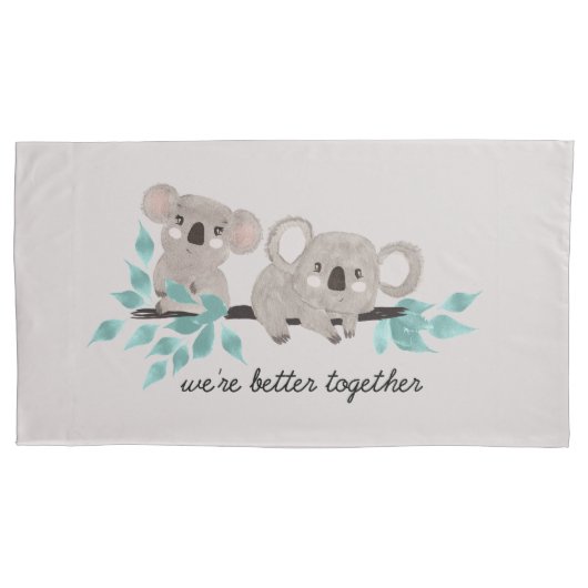 Koala Bear Water Colour Kissen Case Kissenbezug (Vorderseite)