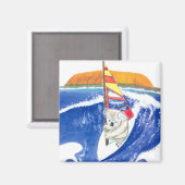 Koala Bear WindSurfing Spirit of Australia Magnet (Vorderseite/Rückseite)