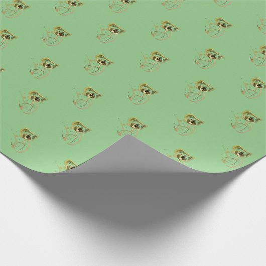 Koala Bear Zeichnend Geschenkpapier (Ecke)