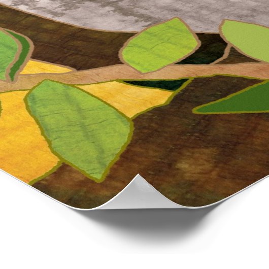 Koala Bears auf Baumzweigen Poster (Ecke)