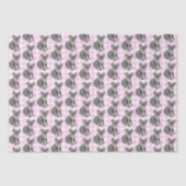 Koala Bears auf Pink Gingham Seidenpapier (Vorderseite)