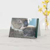 Koala Bears Karte (Gelbe Blume)