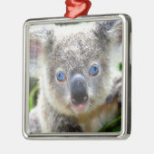 Koala Bears Silbernes Ornament (Links)