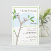 Koala Bears - Twins Baby Shower Einladungen (Stehend Vorderseite)
