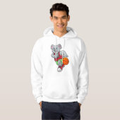 Koala bei Basketball Sports Hoodie (Vorne ganz)