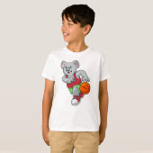 Koala bei Basketball Sports T-Shirt (Vorne ganz)