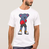 Koala beim Boxen mit Boxhandschuhen T-Shirt (Vorderseite)