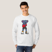 Koala beim Boxen mit Boxhandschuhen T-Shirt (Vorne ganz)