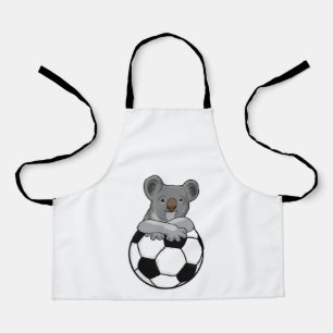 Koala beim Fußballsport Schürze
