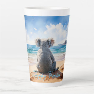 Koala beobachtet den Ozean Frohe Ostern Milchtasse