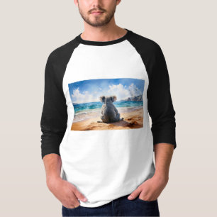 Koala beobachtet den Ozean T-Shirt