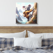 Koala Bergsteigen Leinwanddruck (Insitu (Schlafzimmer))