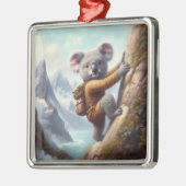 Koala Bergsteigen Ornament Aus Metall (Links)