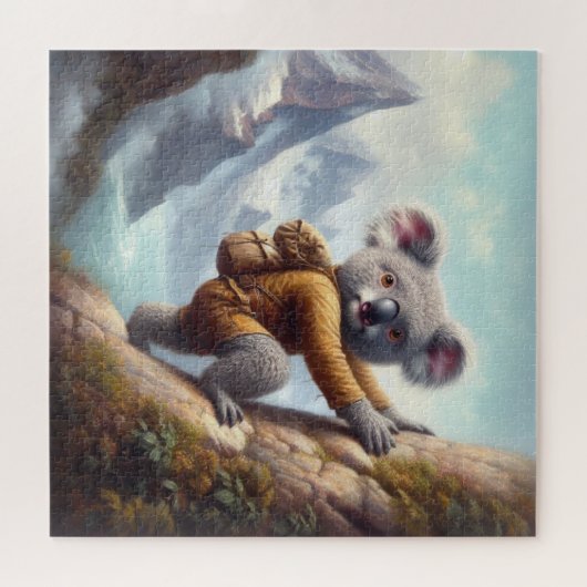 Koala Bergsteigen Puzzle (Horizontal)
