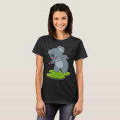 Koala Billard Queue Sport T-Shirt (Vorne ganz)