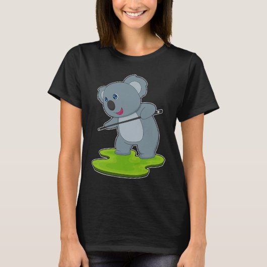 Koala Billiards Cue Sports T-Shirt (Vorderseite)