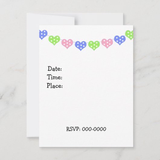 Koala Birthday Einladung (Rückseite)