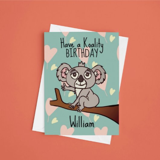 Koala Birthday Karte