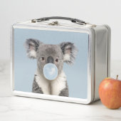 Koala Blasa a Blue Bubble gum Metall Brotdose (Beispiel)