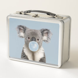 Koala Blasa a Blue Bubble gum Metall Brotdose