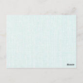 Koala Blasa a Blue Bubble gum Postkarte (Rückseite)