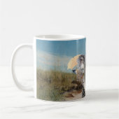 Koala Blowgum am Strand Kaffeetasse (Links)