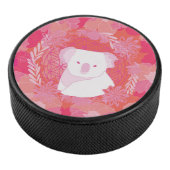 Koala Blume des Lebens Eishockey Puck (3/4)