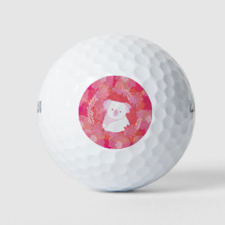 Koala Blume des Lebens Golfball