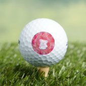 Koala Blume des Lebens Golfball (Insitu T-Shirt)