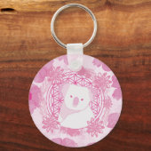 Koala Blume des Lebens Schlüsselanhänger (Vorderseite)