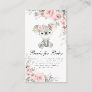 Koala Blush Grünbücher für Baby Begleitkarte