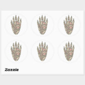 Koala Botanical Footprint Nature Sticker (Blatt)