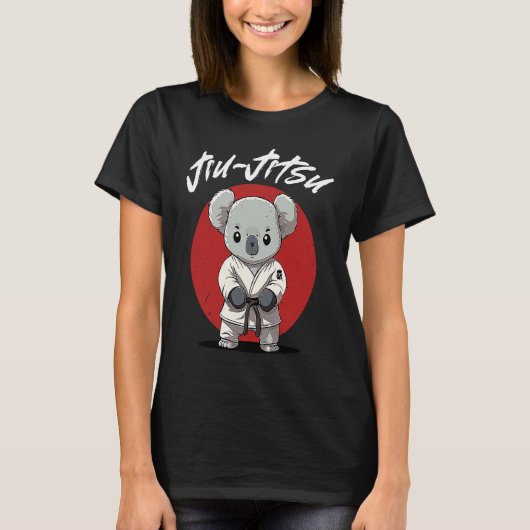 Koala Brazilian Jiu Jitsu MMA Grappling T-Shirt (Vorderseite)