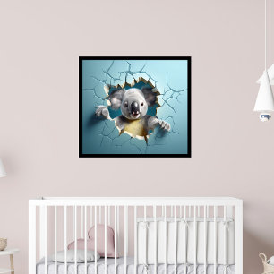Koala Break Out Print Poster Artwork Mural