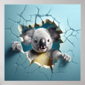 Koala Break Out Print Poster Artwork Mural (Vorne)