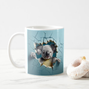 Koala Breaking Out Coffee, Tee, Kakao-Tasse, Cup Kaffeetasse