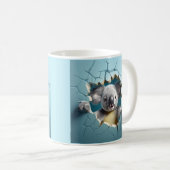 Koala Breaking Out Coffee, Tee, Kakao-Tasse, Cup Kaffeetasse (VorderseiteRechts)