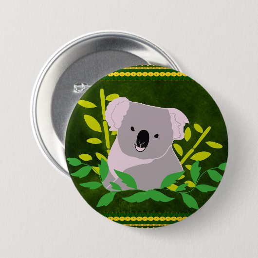 Koala Button (Vorne & Hinten)