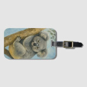 Koala Calm - Wasserfarbenwelt Gepäckanhänger (Vorderseite (Horizontal))
