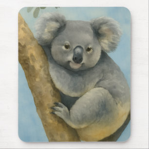 Koala Calm - Wasserfarbenwelt Mousepad