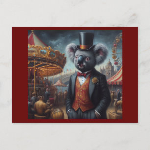 Koala Carnival Postkarte