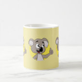 Koala Cartoon Kaffeemaschine Tasse (Mittel)