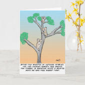 Koala Cartoon Karte (Gelbe Blume)