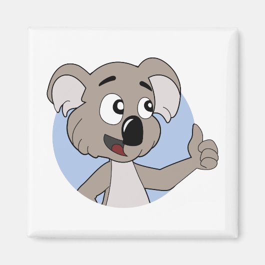 Koala-Cartoon-Magnet Magnet (Vorne)
