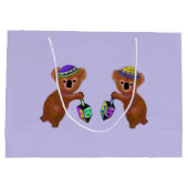 Koala Chanukah Geschenk-Taschen Große Geschenktüte (Rückseite)