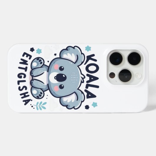 Koala Charm Case-Mate iPhone Hülle (Rückseite (Horizontal))