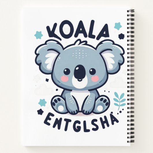 Koala Charm Notizblock (Rückseite)