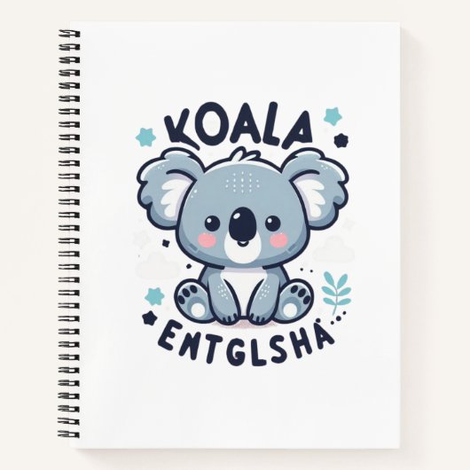 Koala Charm Notizblock (Vorderseite)