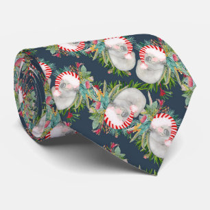 Koala Christmas Blue Neck Tie Krawatte