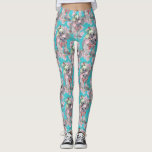 Koala Christmas Botanical Vintag Blue Leggings<br><div class="desc">Koala ist ein fröhlicher und festlicher gemusterter Leggings, der Ihnen bei der Feier der Urlaubssaison mit den blauen Aussie-Villen behilflich sein wird. Dieses Weihnachtskoala-Muster zeigt niedliche Aquarellfarben koala und baby auf einem Vintagen blauen Hintergrund. Diese Leggings sind niedlich und perfekt für einzigartige Geschenke, Weihnachtsfeiern und Feiern, illustriert von Jo Story...</div>